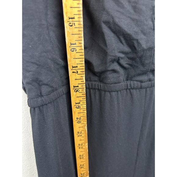 Chicos Maxi Dress Size 2 Black Sleeveless Sundress - Picture 5 of 13